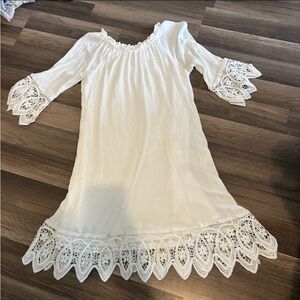 Simply Irresistible Cream Flowy Dress